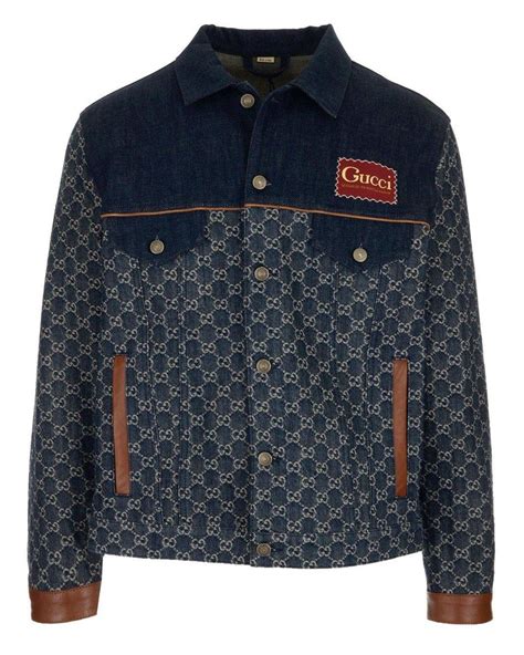 gucci monogram denim jacket